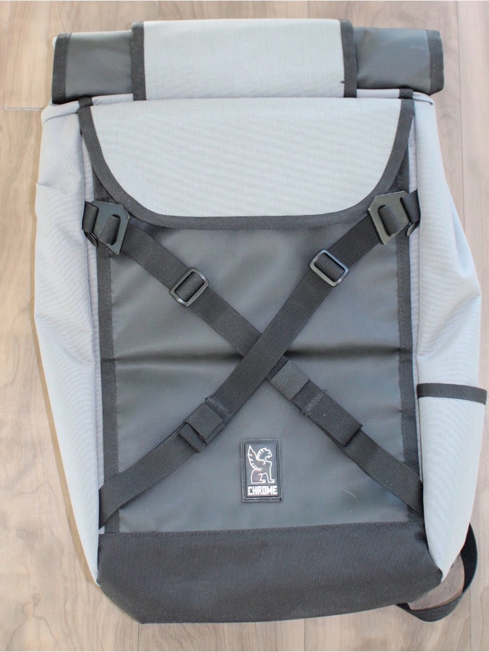 Chrome Industries Bravo 2.0 Rolltop Backpack in Gray